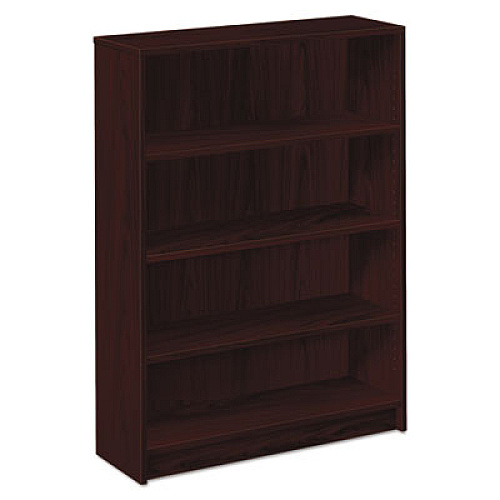 HON 1870 Series Bookcase, Four-Shelf, 36w x 11.5d x 48.75h, Mahogany (1874N)