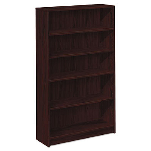 HON 1870 Series Bookcase, Five-Shelf, 36w x 11.5d x 60.13h, Mahogany (1875N)