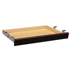HON Laminate Angled Center Drawer, 26w x 15.38d x 2.5h, Mahogany (1526N)