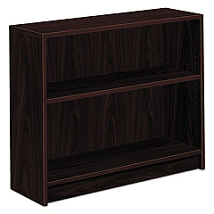 HON 1870 Series Bookcase, Two-Shelf, 36w x 11.5d x 29.88h, Mahogany (1871N)