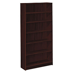 HON 1870 Series Bookcase, Six-Shelf, 36w x 11.5d x 72.63h, Mahogany (1876N)