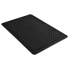 Guardian Flex Step Rubber Anti-Fatigue Mat, Polypropylene, 24 x 36, Black (24020300)