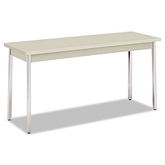 HON Utility Table, Rectangular, 60w x 20d x 29h, Light Gray (UTM2060LOLOC)