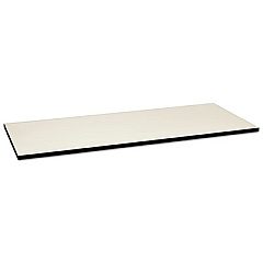 HON Huddle Multipurpose Rectangular Top, 72w x 30d, Silver Mesh/Black (MT3072GNB9P)
