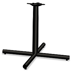 HON Single Column Steel Base, 36w x 36d x 27.88h, Black (XSP36P)