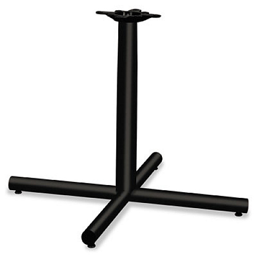 HON Single Column Steel Base, 36w x 36d x 27.88h, Black (XSP36P)