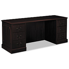 HON 94000 Series Kneespace Credenza, 72w x 24d x 29.5h, Mahogany (94243NN)