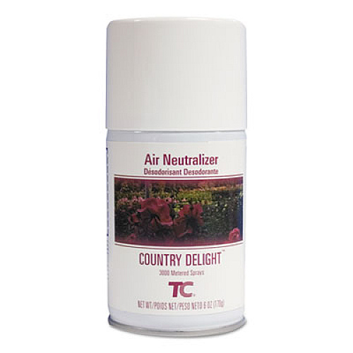 Rubbermaid Commercial TC Microburst Air Neutralizer Refill, Country Delight, 6 oz Aerosol Spray, 12/Carton (4015061)