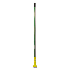 Rubbermaid Commercial Gripper Fiberglass Mop Handle, 1" dia x 60", Green/Yellow (H246GRE)