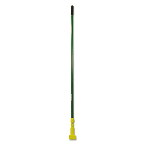 Rubbermaid Commercial Gripper Fiberglass Mop Handle, 1" dia x 60", Green/Yellow (H246GRE)