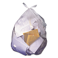 Heritage High-Density Coreless Can Liners, 55 gal, 17 microns, 36 x 60, Natural, 25/Roll, 8 Rolls/Carton (Z7260XNR01)