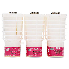 Rubbermaid Commercial TCell Microtrans Odor Neutralizer Refill, Awakening Spring, 48 ml, 6/Carton (402110)