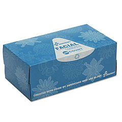 AbilityOne 8540016321023, SKILCRAFT Facial Tissue, 3-Ply, White, 200/Box