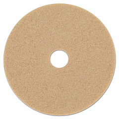 3M Ultra High-Speed Floor Burnishing Pads 3400, 21" Diameter, Tan, 5/Carton (05607)