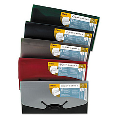 Mead Expandables Expanding File, 13 Sections, Cord/Hook Closure, 1/13-Cut Tabs, Check Size, Randomly Assorted Colors (35904)
