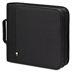 Case Logic CD/DVD Expandable Binder, Holds 208 Discs, Black (3200387)