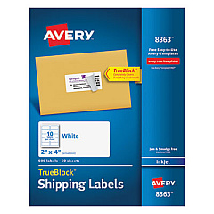 Avery 8363 Shipping Labels