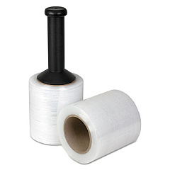 General Supply Handwrap Stretch Film, 5" x 1,000 ft Roll, 20 mic (80-Gauge), 12/Carton (UFS051080)