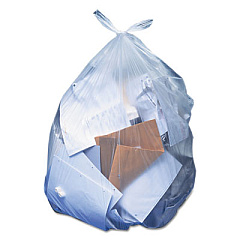Heritage High-Density Waste Can Liners, 33 gal, 13 microns, 33" x 40", Natural, 500/Carton (Z6640HNR02)