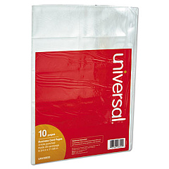 Universal 26820 Looseleaf Business Card Pages