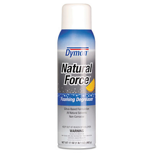 Dymon Natural Force Foaming Degreaser, Citrus, 17 oz Aerosol Spray, 12/Carton (36120)