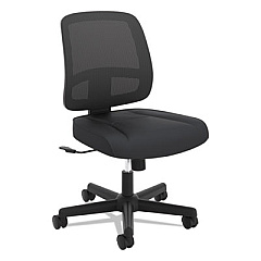 HON ValuTask Mesh Back Task Chair, Supports Up to 250 lb, 15" to 19" Seat Height, Black (VL205MM10T)