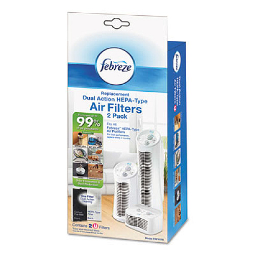 Honeywell Air Purifier Filter Refill, 5 1/8" x 1 5/8" x 11 7/8", 2/each (FRF102B)