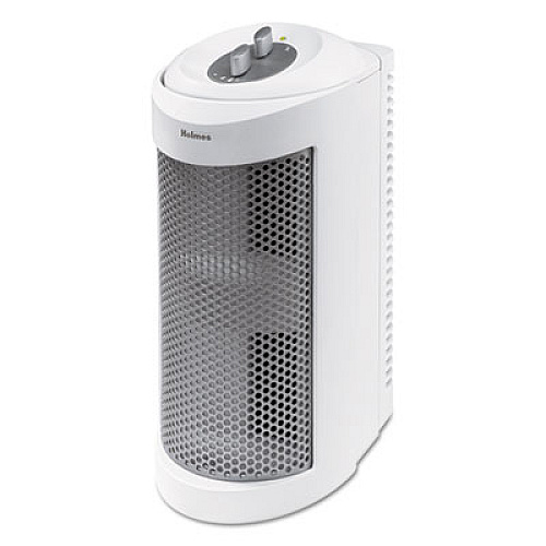 Holmes Allergen Remover Air Purifier Mini-Tower, 204 sq ft Room Capacity, White (HAP706NU)