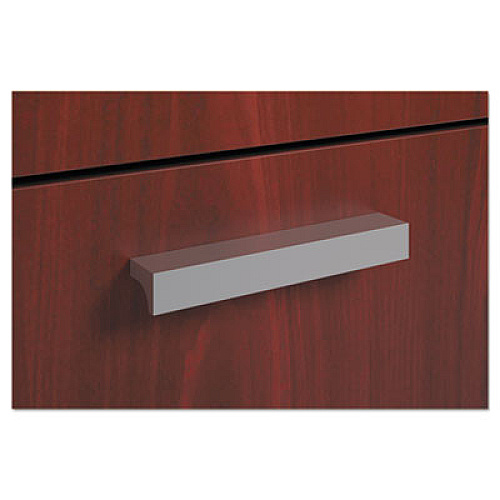 HON BL Series Field Installed Contemporary Pull, Linear, 4.75w x 0.75d x 0.75h, Silver, 2/Carton (BLPCONTEMP)