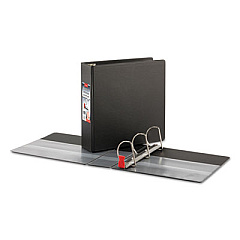 Cardinal Premier Easy Open Locking Slant-D Ring Binders, 3 Rings, 3" Capacity, 11 x 8.5, Black (18742)