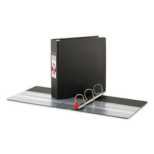 Cardinal Premier Easy Open Locking Slant-D Ring Binders, 3 Rings, 2" Capacity, 11 x 8.5, Black (18732)