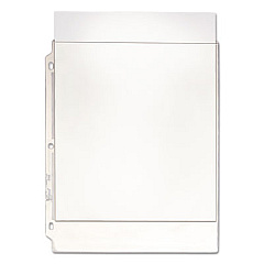 Oxford Top-Load Poly/Vinyl Three-Hole Sheet Protectors, Heavy Wt, Letter, 50/Box (01185)