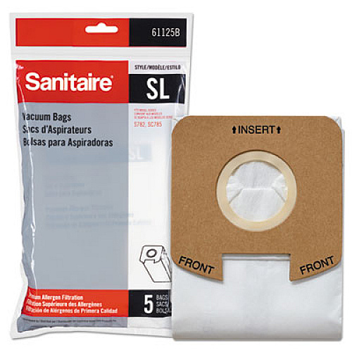 Disposable Bags For Sanitaire Multi-Pro 2 Motor Lightweight Upright Vac, 5/Pack (61125B10)