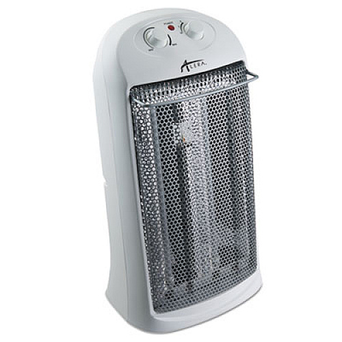 Alera Quartz Tower Heater, 13 1/4"w x 10 1/8"d x 23 1/4"h, White (ALEHEQZ23)