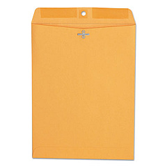 Office Impressions Clasp Envelope, #90, Square Flap, Clasp/Gummed Closure, 9 x 12, Brown Kraft, 100/Box (OFF82302)