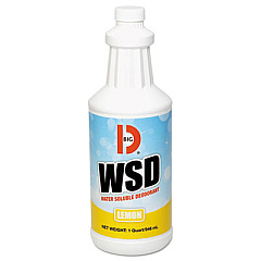 Big D Industries Water-Soluble Deodorant, Lemon Scent, 32 oz Bottle, 12/Carton (316)