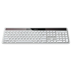 Logitech Wireless Solar Keyboard for Mac, Full Size, Silver (920003472)