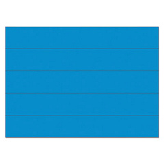 MasterVision Dry Erase Magnetic Tape Strips, Blue, 6" x 7/8", 25/Pack (FM2501)