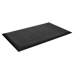 Crown Wear-Bond Comfort-King Anti-Fatigue Mat, Diamond Emboss, 24 x 36, Black (WBZ023KD)