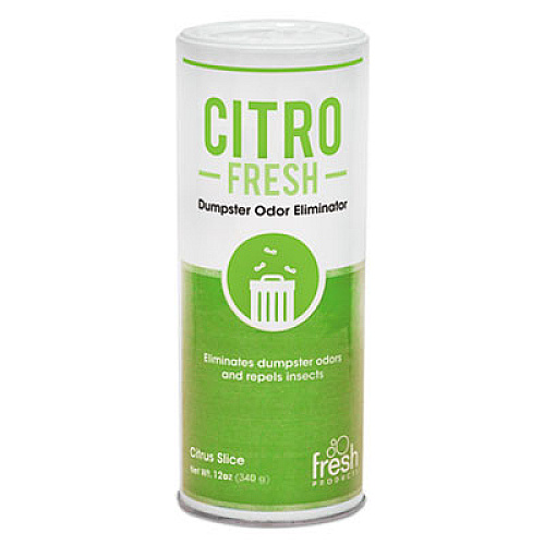 Fresh Products Citro Fresh Dumpster Odor Eliminator, Citronella, 12 oz Canister, 12/Carton (CITRO12)