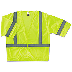 ergodyne GloWear 8310HL Type R Class 3 Economy Mesh Vest, Large to X-Large, Lime (22025)