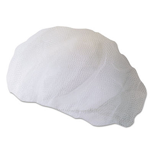 Boardwalk Disposable Hairnets, Nylon, Large, White, 100/Pack (BWK00030)