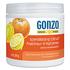 Natural Magic Odor Absorbing Gel, Scentillating Citrus, 14 oz Jar, 12/Carton (4119D)