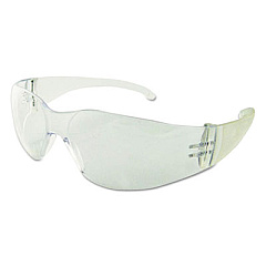 Boardwalk Safety Glasses, Clear Frame/Clear Lens, Polycarbonate, Dozen (BWK00021)