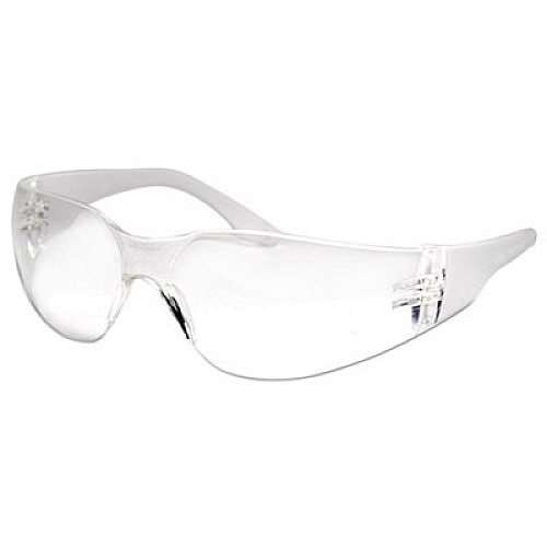 Boardwalk Safety Glasses, Clear Frame/Clear Lens, Anti-Fog, Polycarbonate, Dozen (BWK00022)