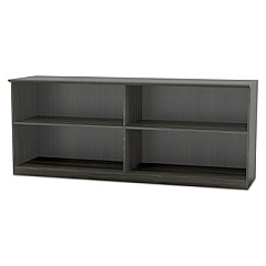 Safco Medina Series Low Wall Cabinet with Doors, 72w x 20d x 29 1/2h, Gray Steel, Box1 (MVLCCLGS)