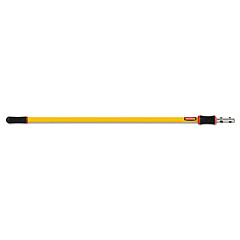 Rubbermaid Commercial HYGEN HYGEN 48-96" Quick-Connect Extension Pole, Aluminum, Yellow, 6/Carton (Q765YELCT)