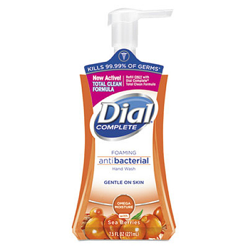 Dial Antibacterial Foaming Hand Wash, Sea Berries, 7.5 oz Pump Bottle (12014EA)
