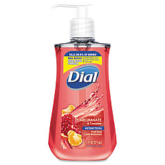 Dial Antibacterial Liquid Soap, Pomegranate and Tangerine, 7.5 oz Pump Bottle, (08513)