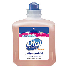 Dial Professional Antimicrobial Foaming Hand Wash, Original, 1 L, 6/Carton (00162)